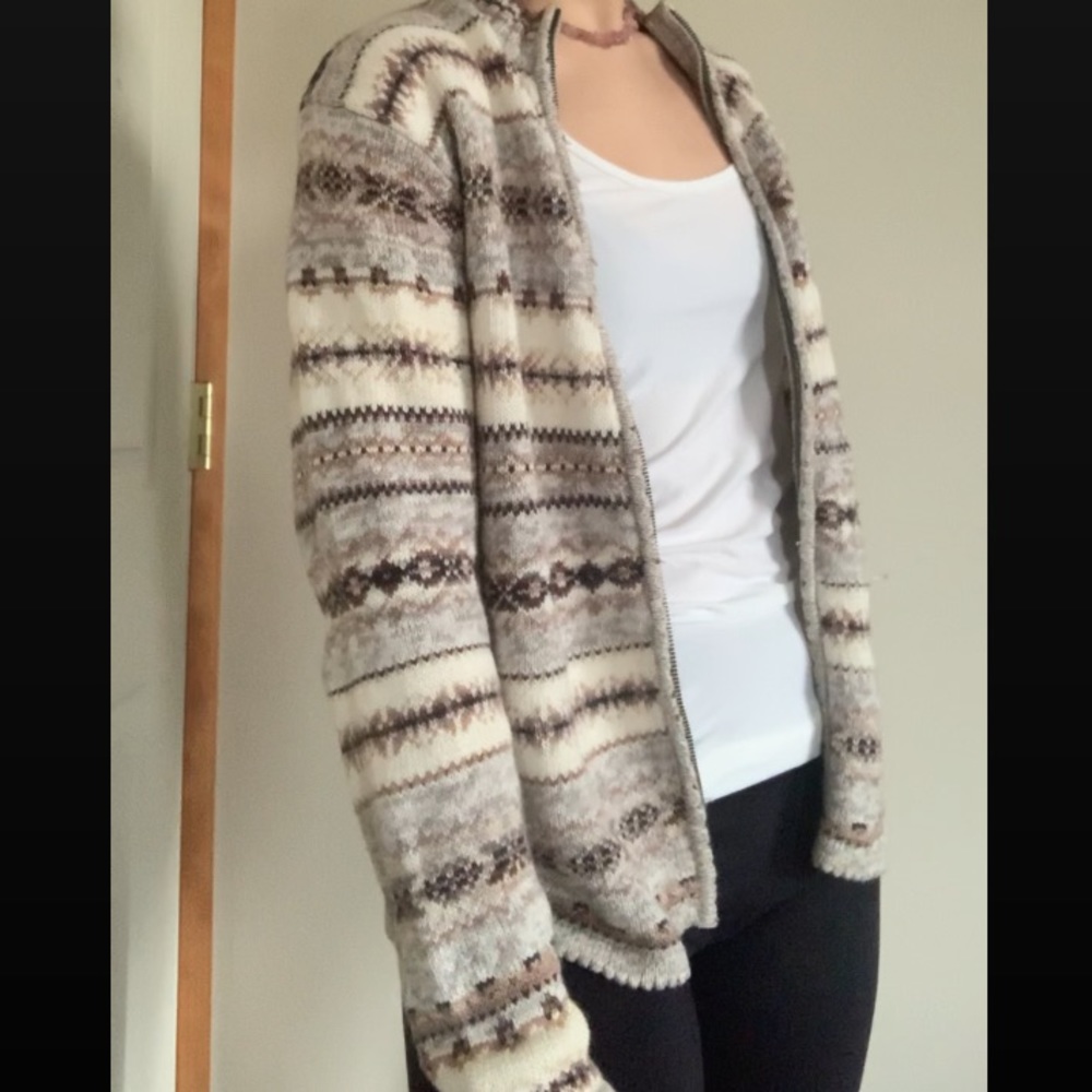 Zip up sweater